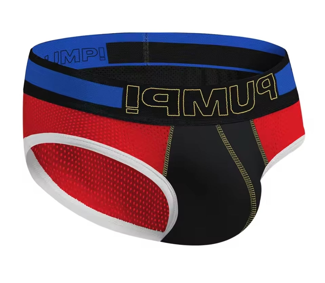 Pump Mesh Brief - Multicoloured