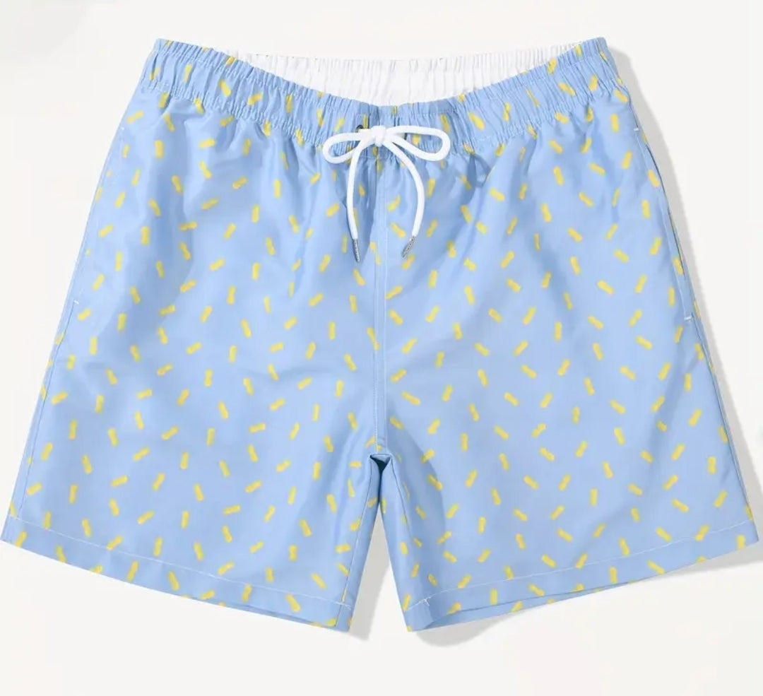Tropical Pineapple Shorts