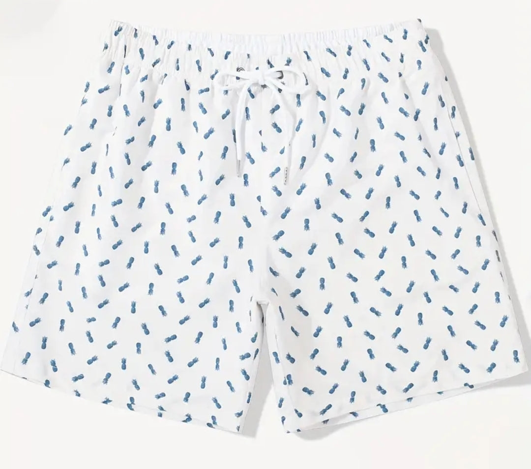 Tropical Pineapple Shorts