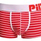 Pink Hero Stripe Boxer Brief